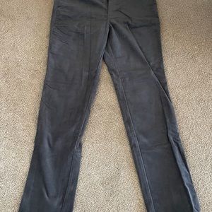 Linksoul. 5-Pocket Stretch Cord Pants. Charcoal grey